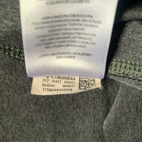 COLUMBIA SPORTSWEAR Women's Stretch Waist Gray Logo‎ Legging Size Medium - Picture 4 of 6